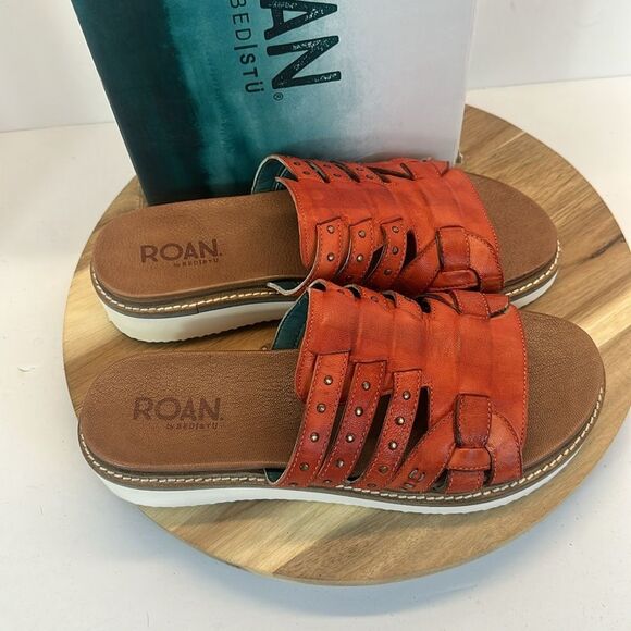 BED STU ROAN Pine Monarch Hd Tml Slide Sandals Shoes New Women's 11 BED/STU - Picture 6 of 13